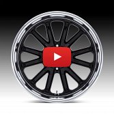 US Mags Rambler 6 UC145BD Gloss Black Custom Wheels 4